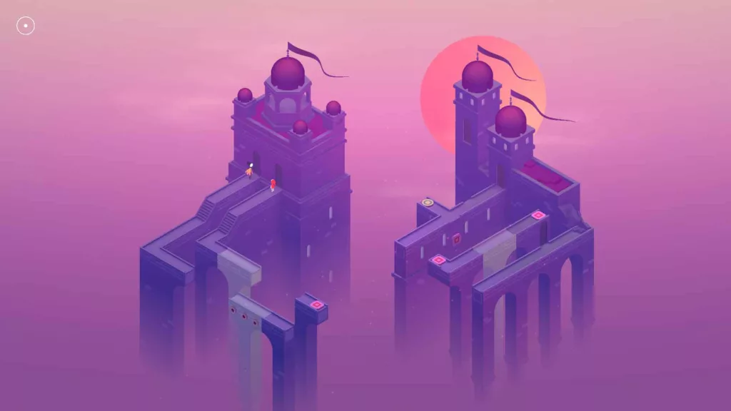 Screenshot of a level from the mobile game Monument Valley.
