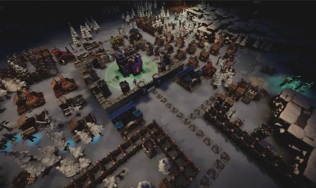 Screenshot of a base in Darfall.