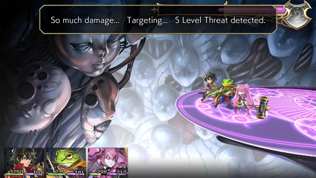 Screenshot of the game Another Eden in action.