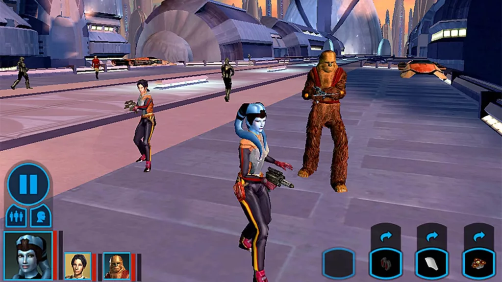 Screenshot of the game Star Wars: Knights of the Old Republic