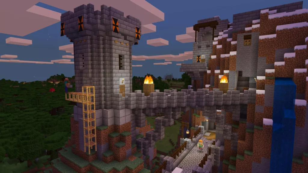 screenshot of the game Minecraft in action
