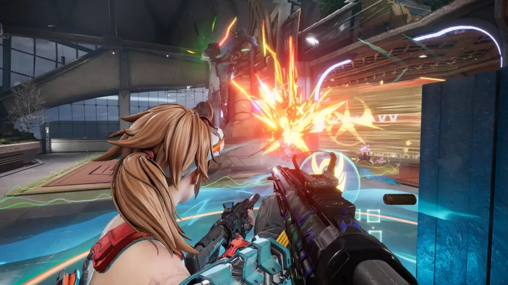 Gameplay screenshot from FragPunk showcasing the game and its environment