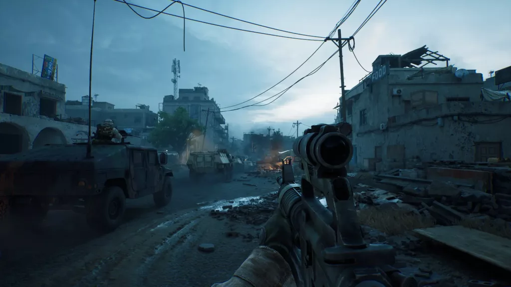 Gameplay screenshot from Delta Force showcasing the gameplay and game environment