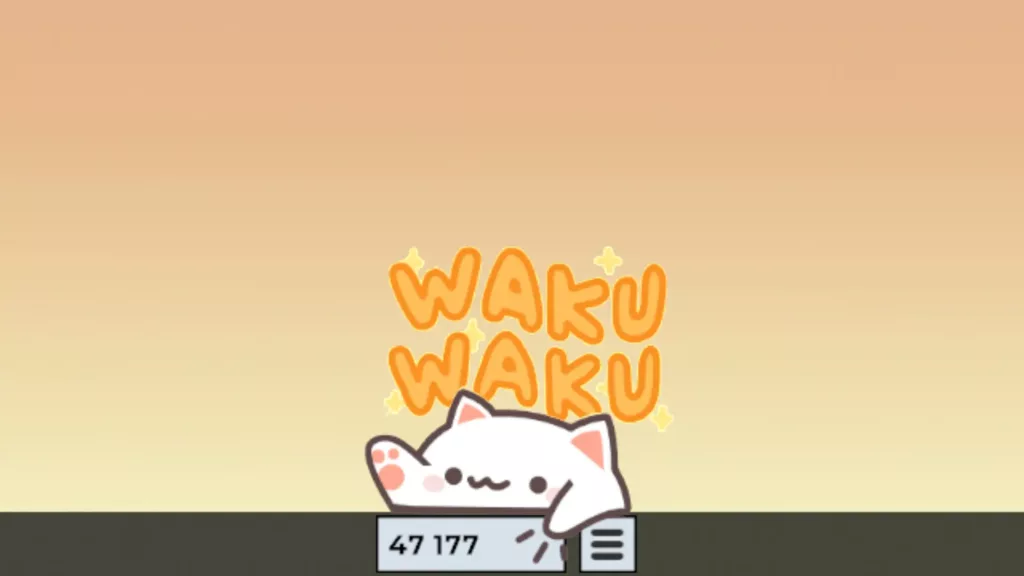 Screenshot of idle game Bongo Cat