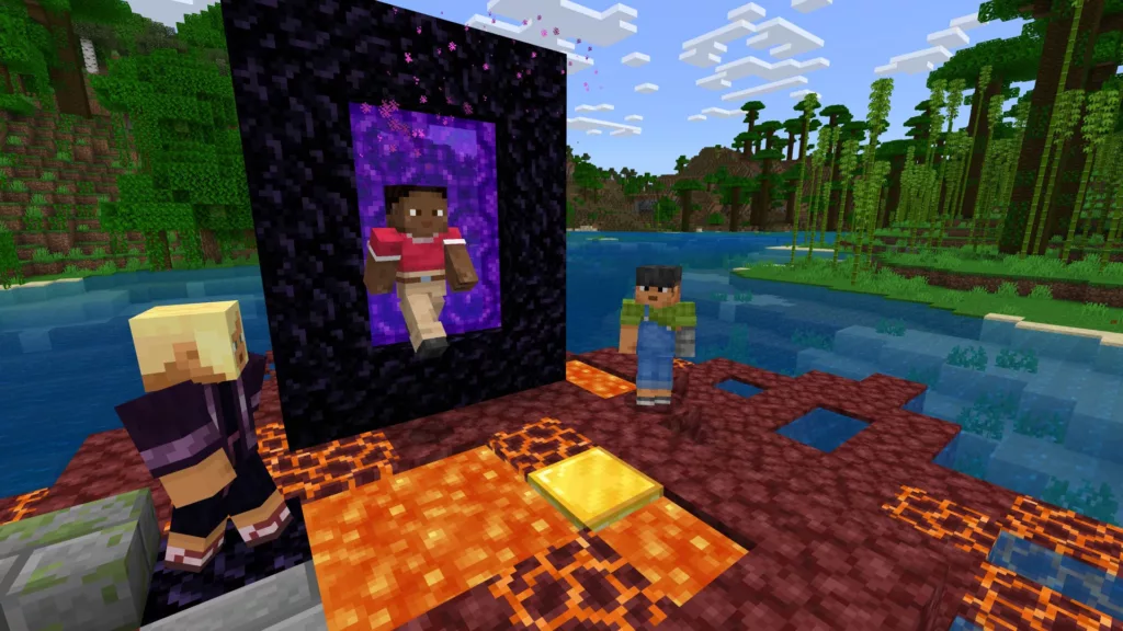 Gameplay screenshot from Minecraft