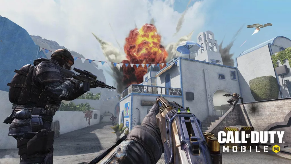 Screenshot of Call of Duty: Mobile gameplay.
