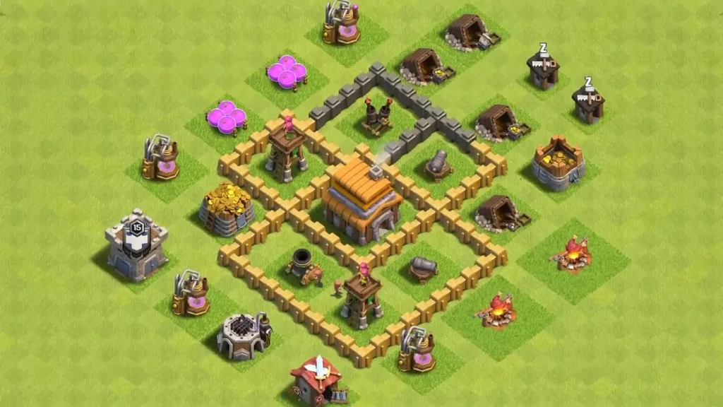 Gameplay screenshot from Clash of Clans