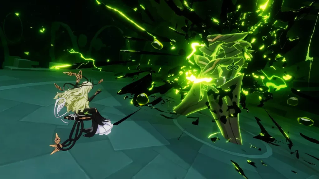 Gameplay screenshot from Honkai Impact 3rd showcasing the gameplay and game environment