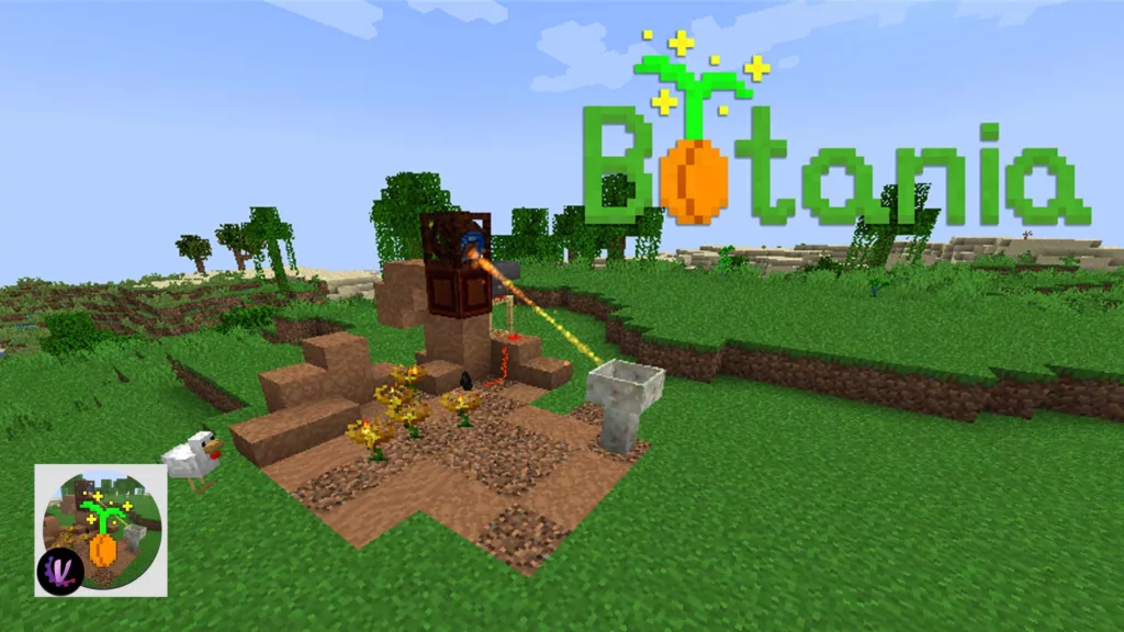 Screenshot of the minecraft mod called Botania.
