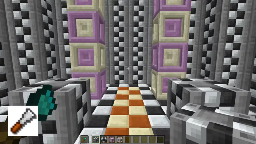 Screenshot of the minecraft mod called Chisel.