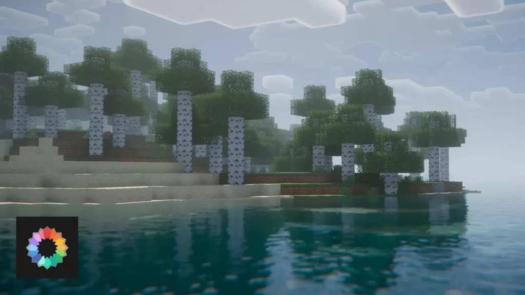 Screenshot of the Minecraft mod called Iris Shaders.