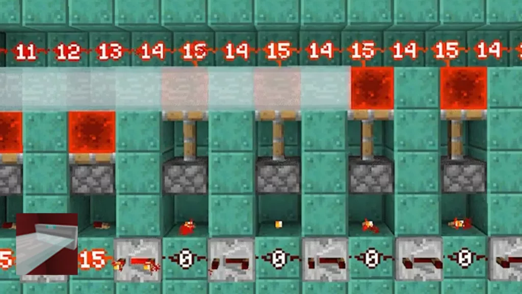 Screenshot of the minecraft mod Laser Bridges & Doors