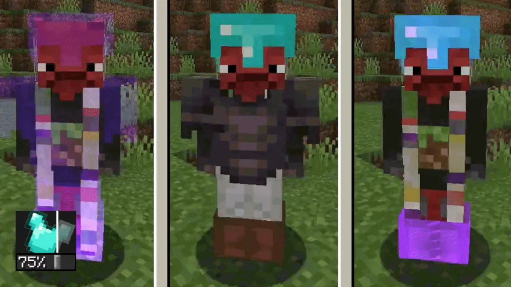 Screenshot of the Minecraft mod show-me-yoyr-skin.