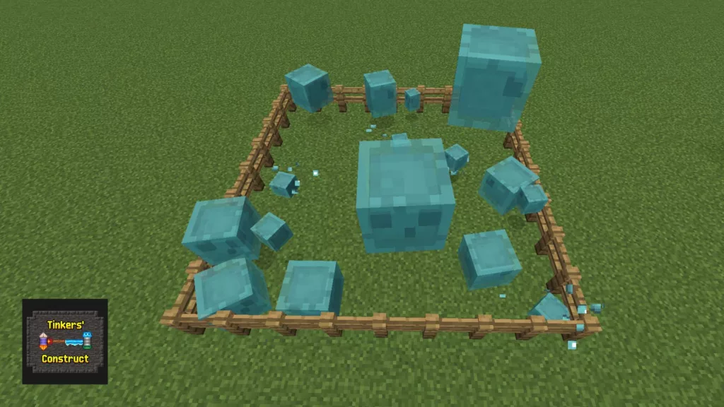 Screenshot of the Minecraft mod called Tinkers’ Construct.