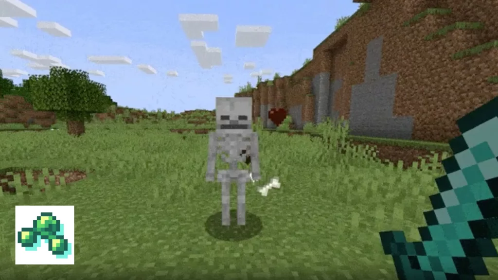 Screenshot of the Minecraft mod called Visuality.