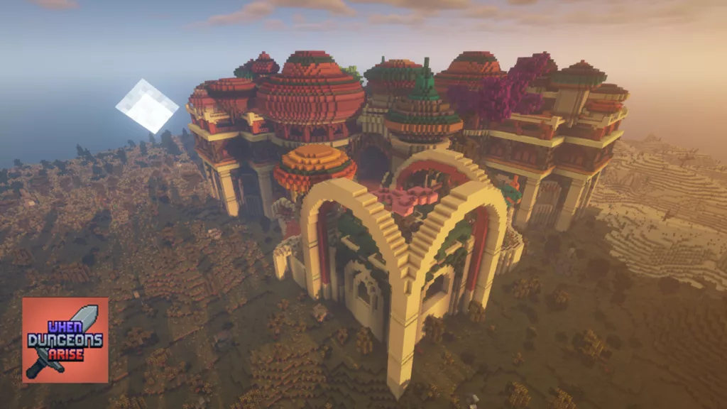 Screenshot of a Minecraft mod called When Dungeons Arise