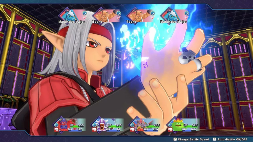 Gameplay screenshot of Dragon Quest Monsters: The Dark Prince.