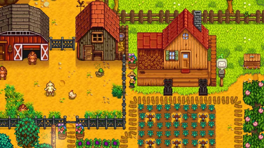 Gameplay screenshot of Stardew Valley.