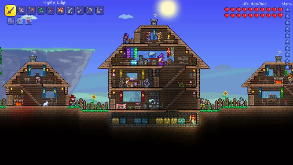 Gameplay screenshot of Terraria.