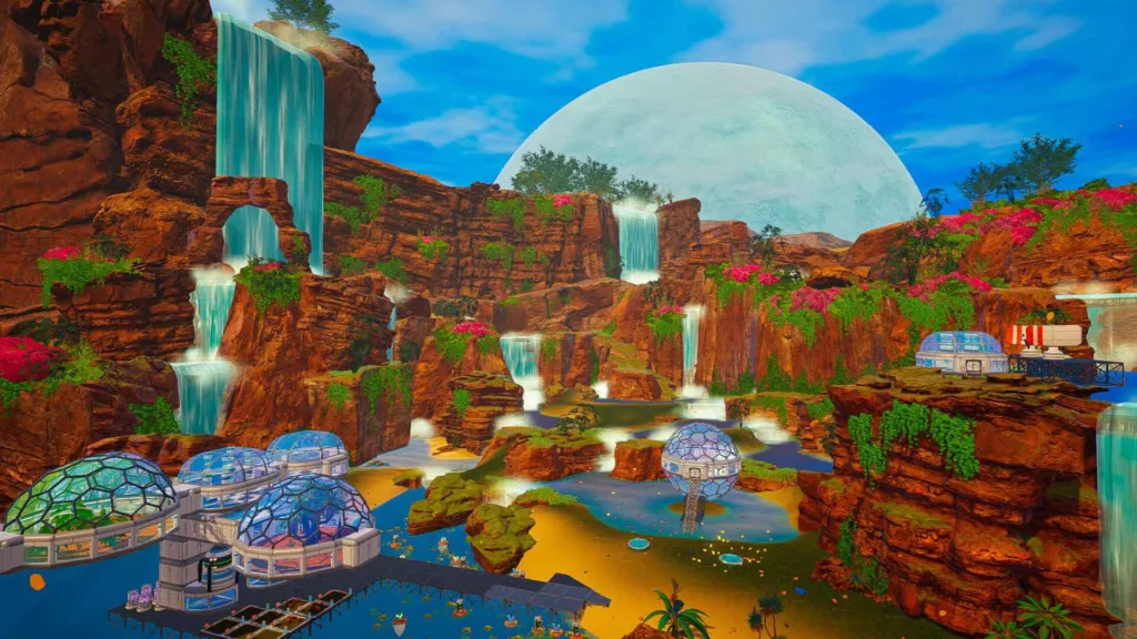 Screenshot of The Planet Crafter gameplay.