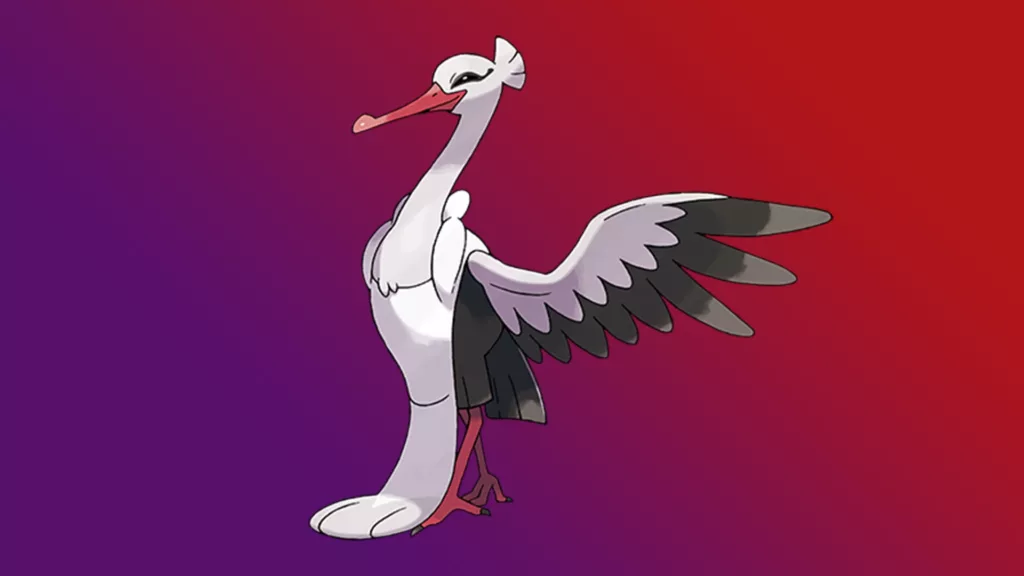 Image depicting Bombirdier, one of the titan Pokémon that players can face in the game.