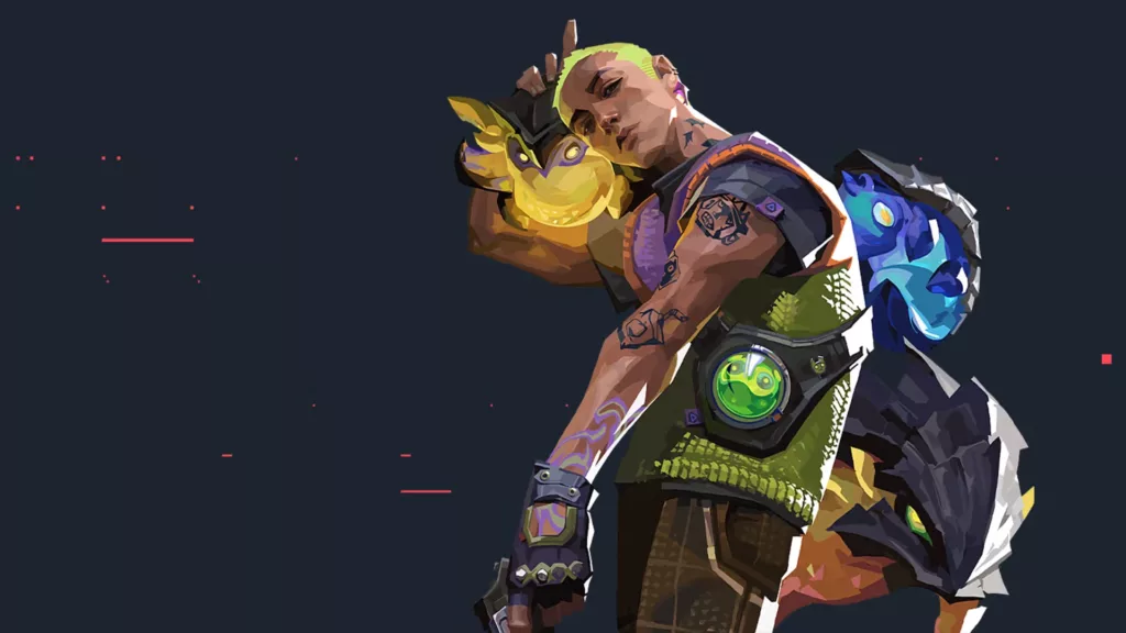 Screenshot of Valorant agent Gekko.