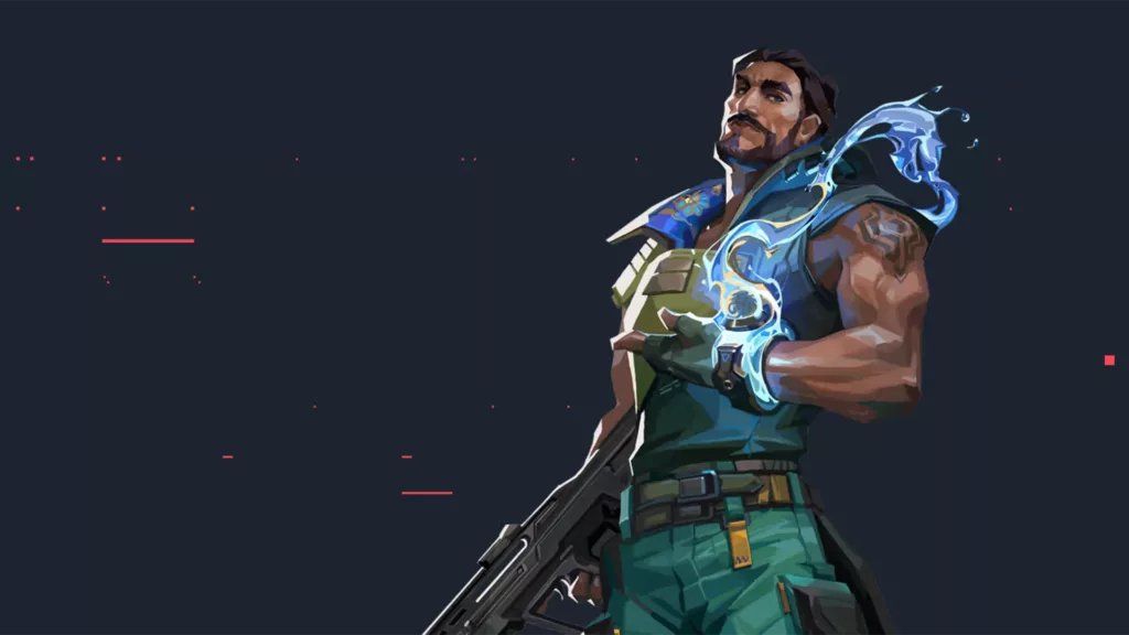 Screenshot of Valorant agent Harbor.