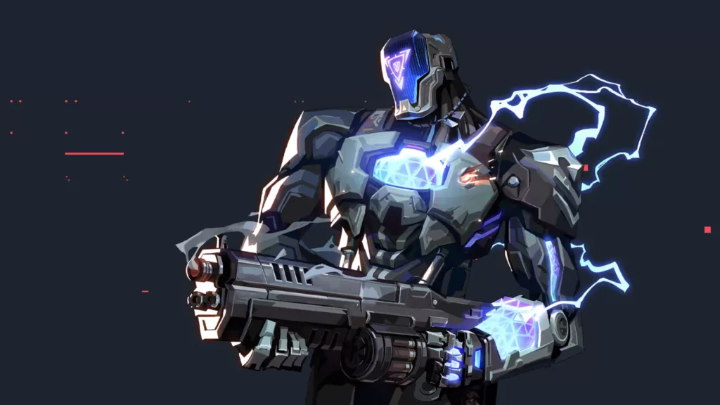 Screenshot of Valorant agent KAY/O.