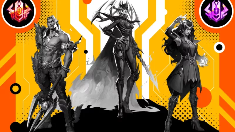 Namor, Hela, and Scarlet Witch next to Marvel Rivals rank icons.