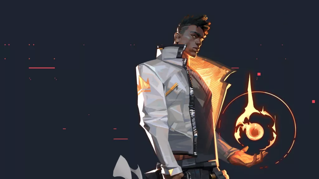 Screenshot of Valorant agent Phoenix.