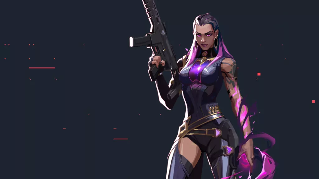 Screenshot of Valorant agent Reyna.