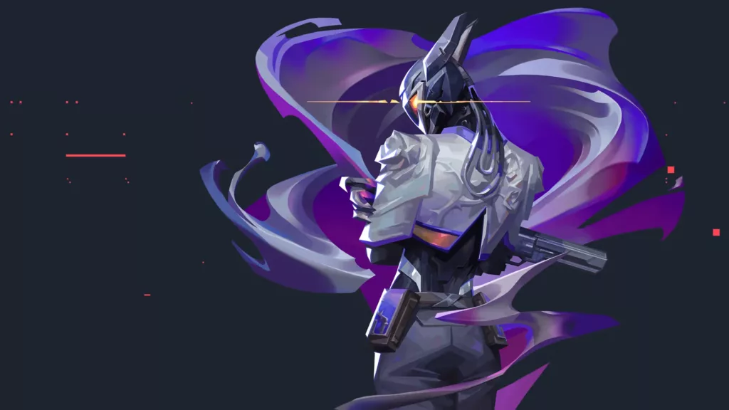 Screenshot of Valorant agent Vyse.