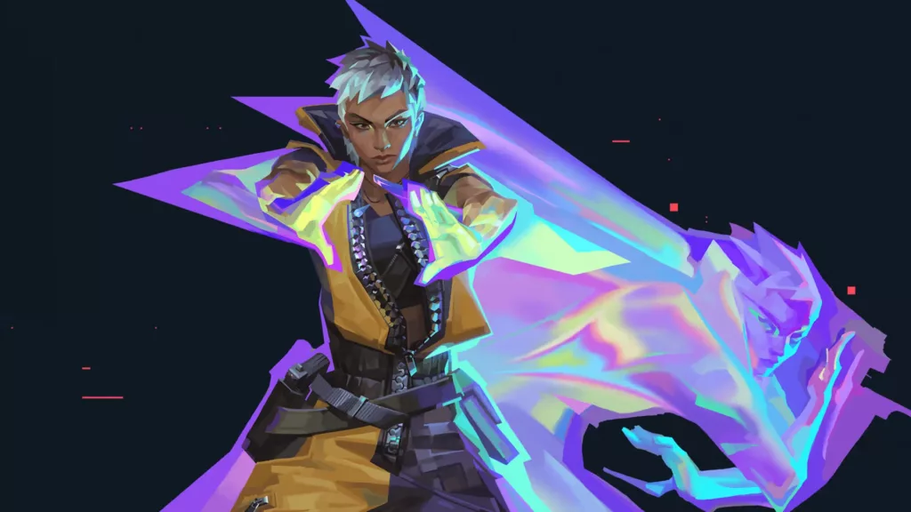 Screenshot of Valorant agent Waylay.