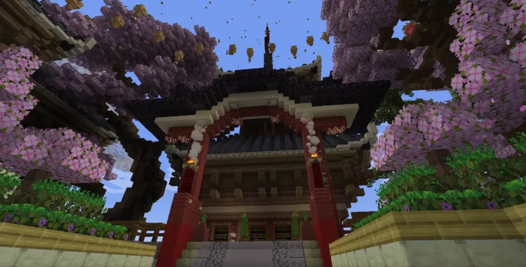 An image depicting the Blossom Craft Minecraft PVP server