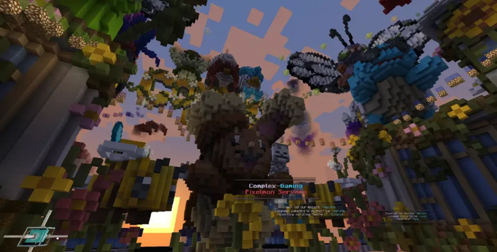 An image depicting the Complex Gaming Minecraft PVP server