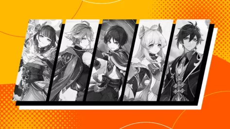 An image showcasing some of the banner rewards that players can acquire from current and past banners.