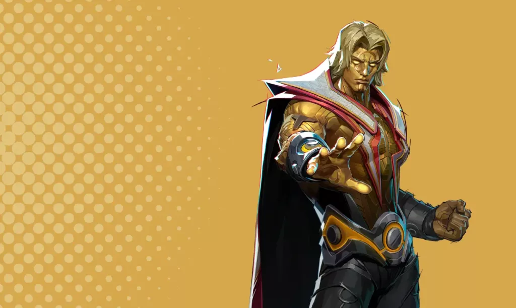 Character image of Adam Warlock from Marvel Rivals. 