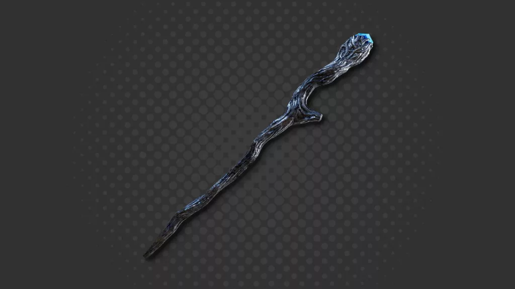 Screenshot of Albinauric staff in Elden Ring.
