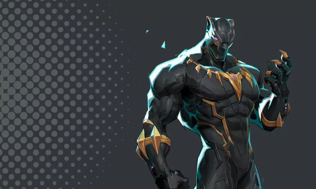 Character image of Black Panther from Marvel Rivals. 