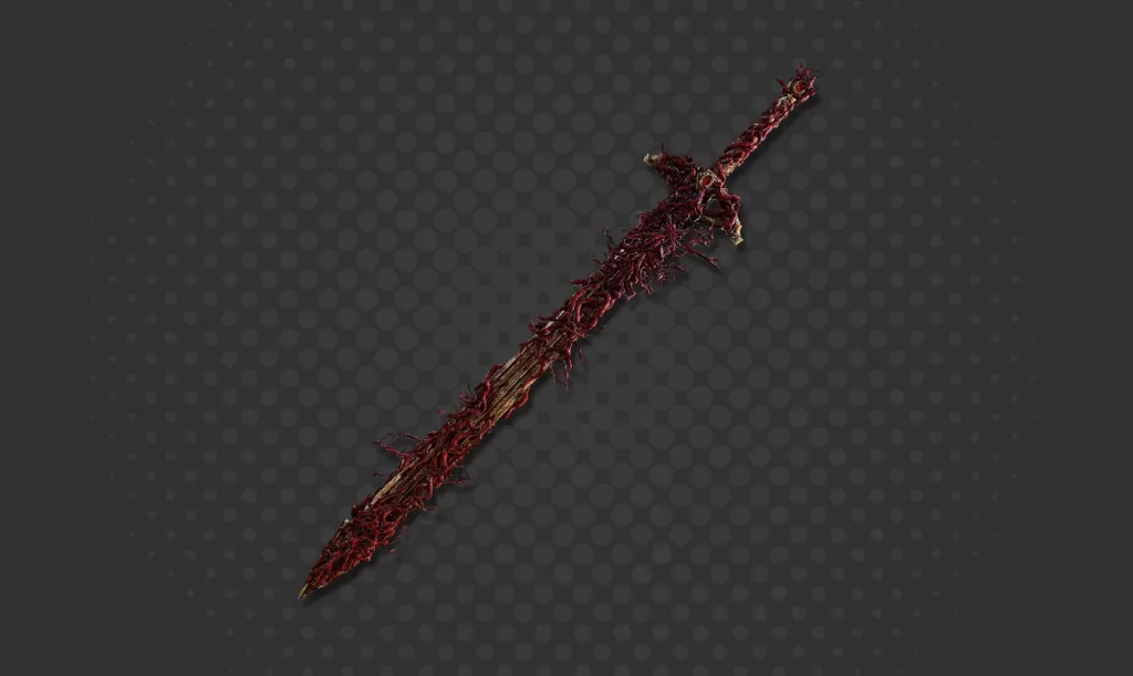 Screenshot of Blasphemous-Blade in Elden Ring.