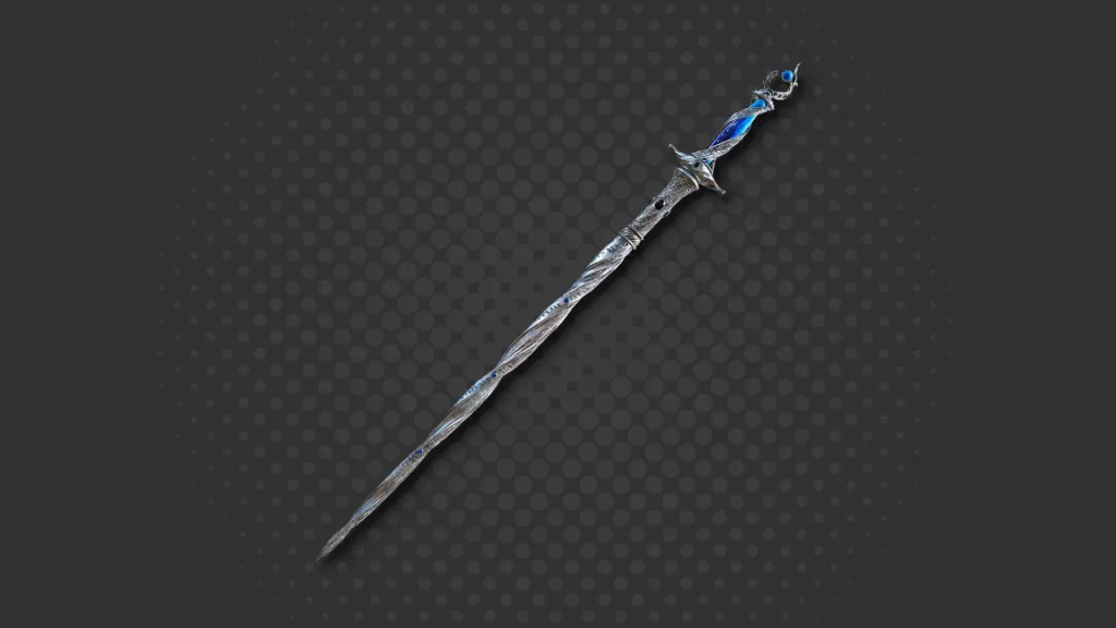 Screenshot of Carian Regal Scepter in Elden Ring.