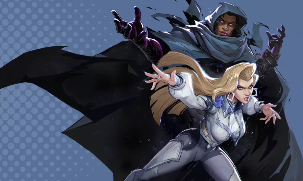 Character image of Cloak and Dagger from Marvel Rivals. 