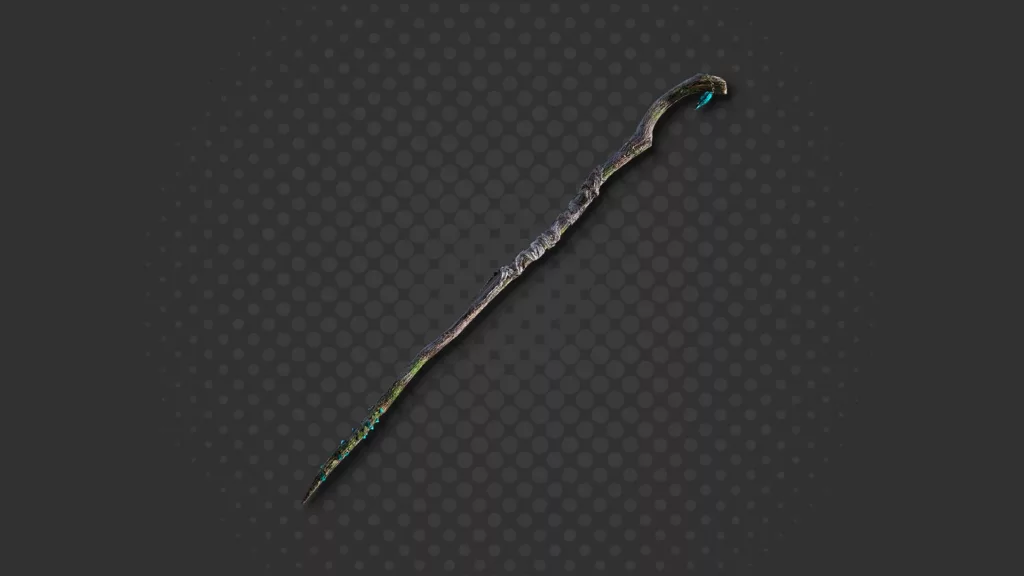 Screenshot of Digger's staff in Elden Ring.