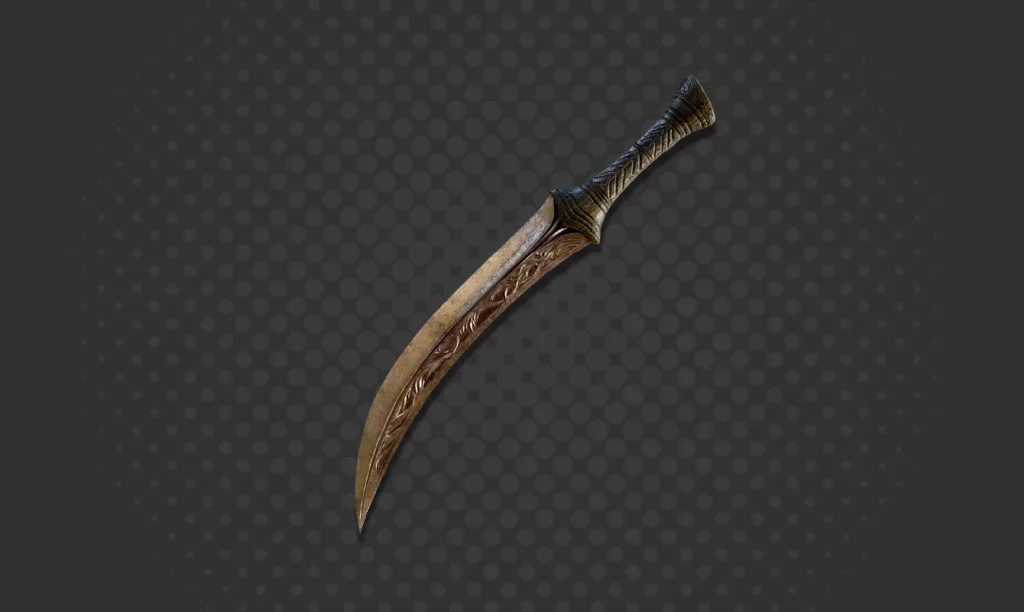 Screenshot of Erdsteel Dagger in Elden Ring.