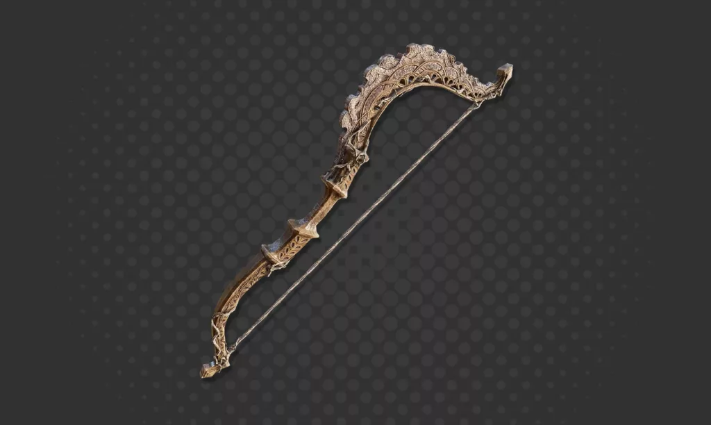 Screenshot of Erdtree Bow in Elden Ring.