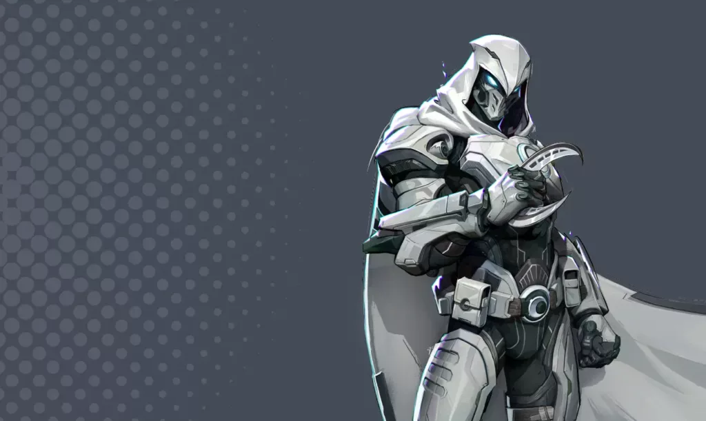 Character image of Moon Knight from Marvel Rivals. 
