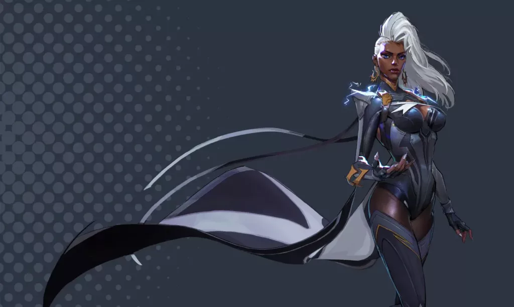 Character image of Storm from Marvel Rivals. 