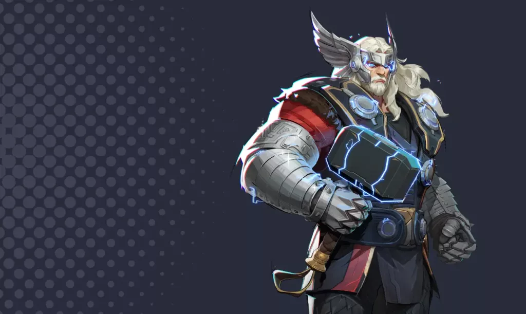 Character image of Thor from Marvel Rivals.