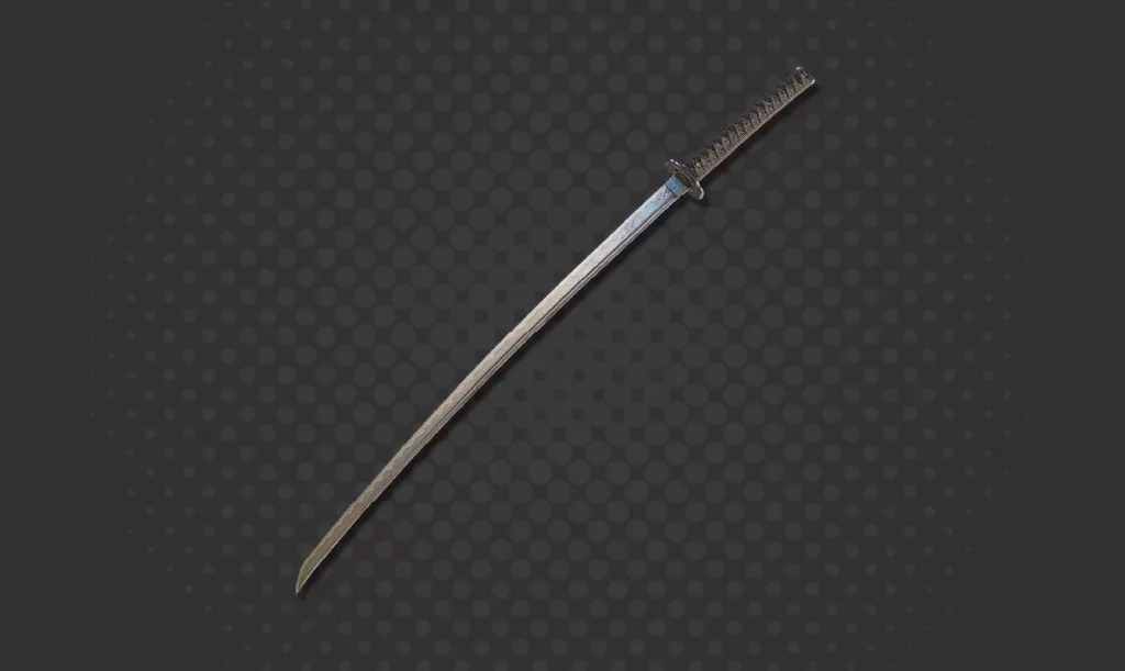 Screenshot of Uchigatana in Elden Ring.