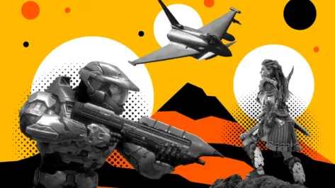 Collage of characters from the biggest games in the world.